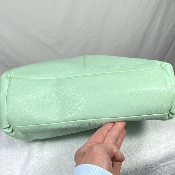 Coach Mint Green Leather Phoebe Shoulder Bag F35723 - Picture 11 of 16